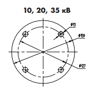 ШОП-П для коробчатых шин на 10 кВ