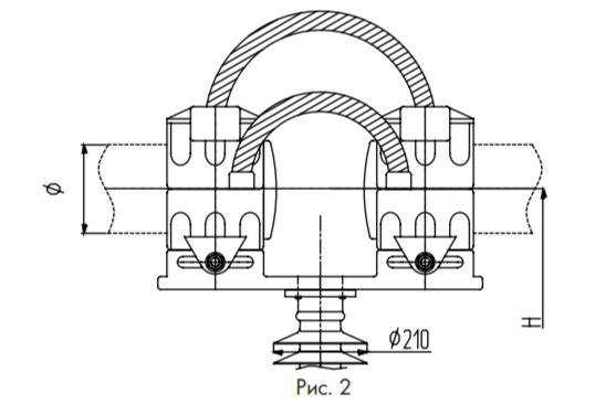 ШОП-И для гибкой связи шин жесткой ошиновки на 20 кВ