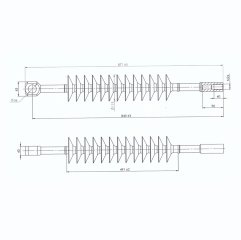 Изолятор вала встряхивания ИВЭК-70-60-А-4 УХЛ3