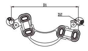 Дампер многочастотный на два расщепленных провода 2M-400-1